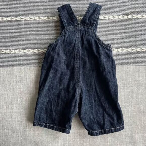 Vintage Disney Baby Store Winnie the Pooh Denim Embroidered Overalls Newborn - Picture 4 of 7